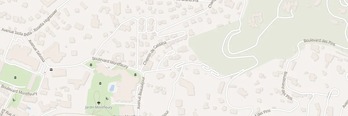 Plan du 6 Av Val-Vert à Cannes