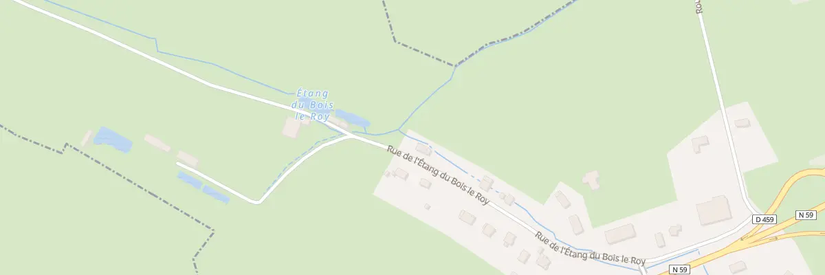 Plan du 412 Rue de l’Etang du Bois le Roy à Raves