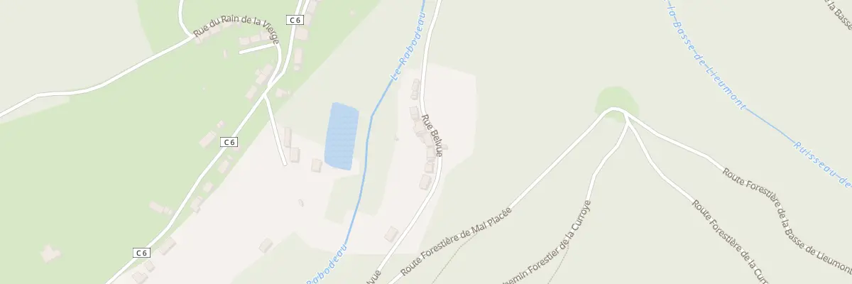 Plan du 9 Rue Belvue à Moussey