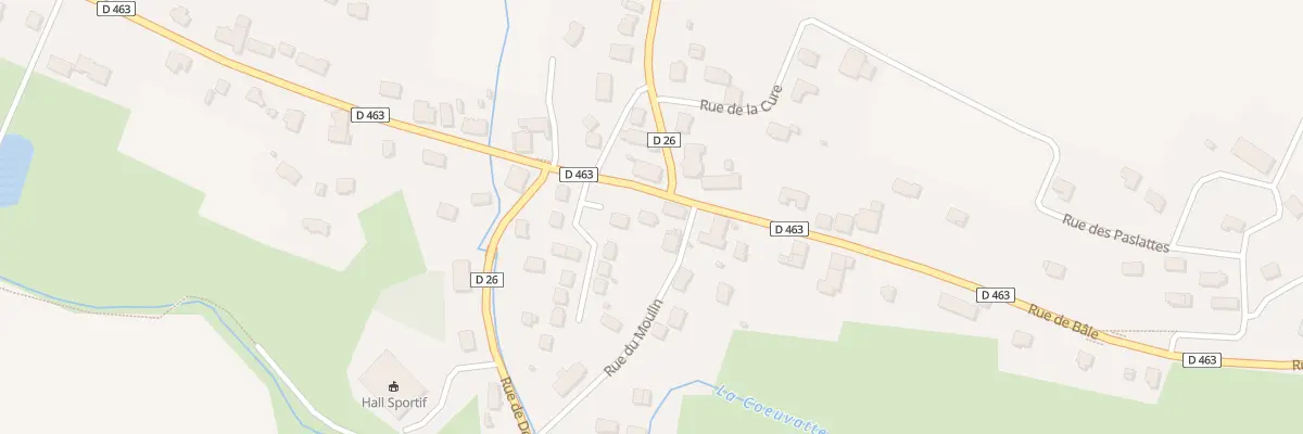 Plan du 4 Rue de Bâle à Faverois