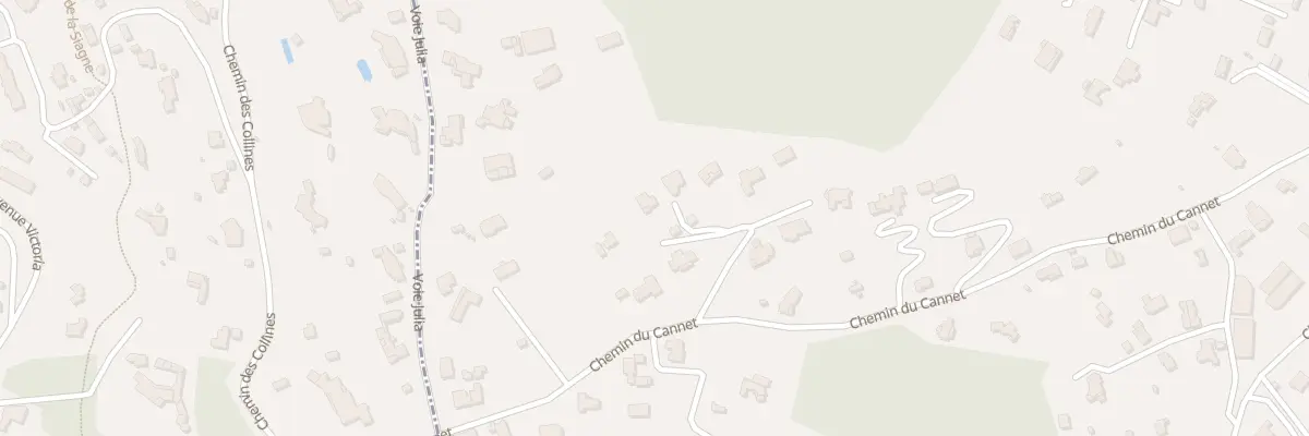 Plan du 1366B Che du Cannet à Vallauris