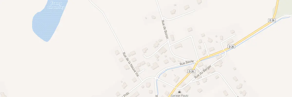 Plan du 5 Rue de Boron à Faverois