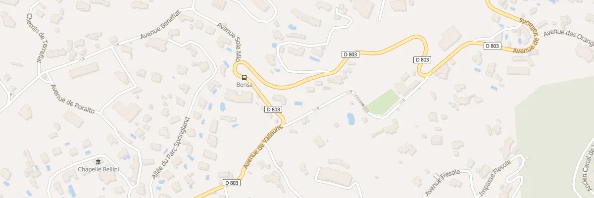 Plan du 105 Av de Vallauris à Cannes
