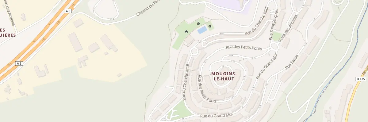 Plan du 4 Rue du Cherche Midi à Mougins
