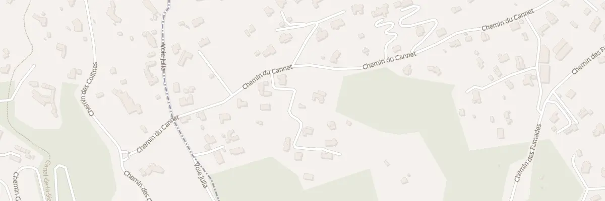 Plan du 1401F Che du Cannet à Vallauris