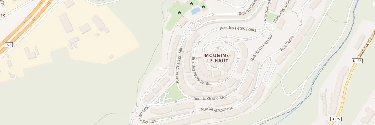 Plan du 15 Rue des Petits Ponts à Mougins