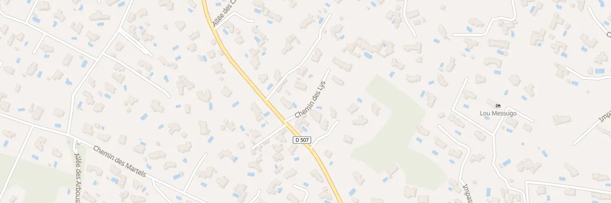Plan du 41 Che des Lys à Roquefort-les-Pins
