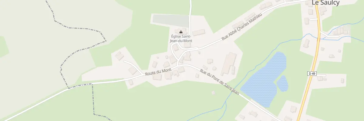 Plan du 1 Rue du Pont Saint Jean au Saulcy