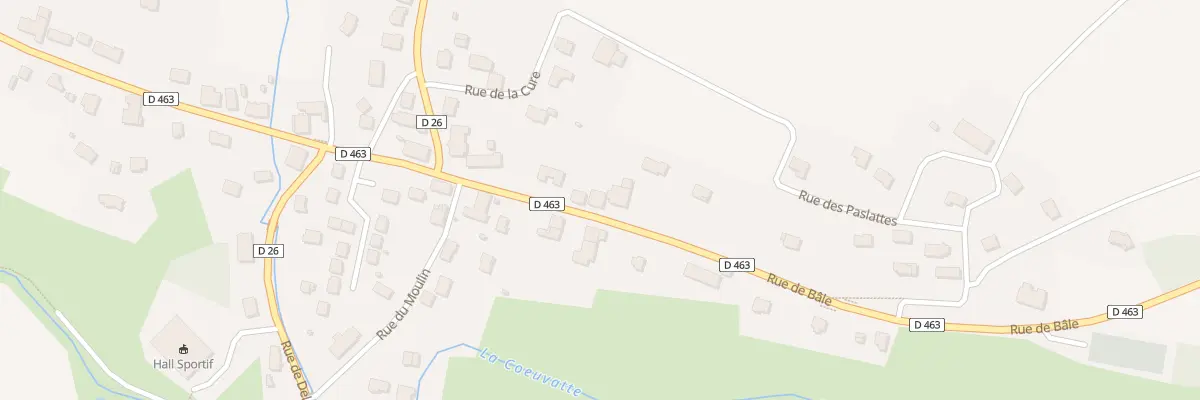 Plan du 9 Rue de Bâle à Faverois