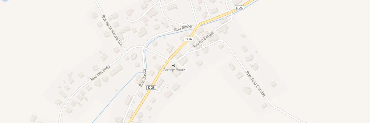 Plan du 2 Rue du Berger à Faverois