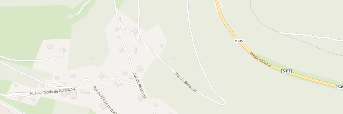 Plan du 555 Rue du réservoir à Plainfaing