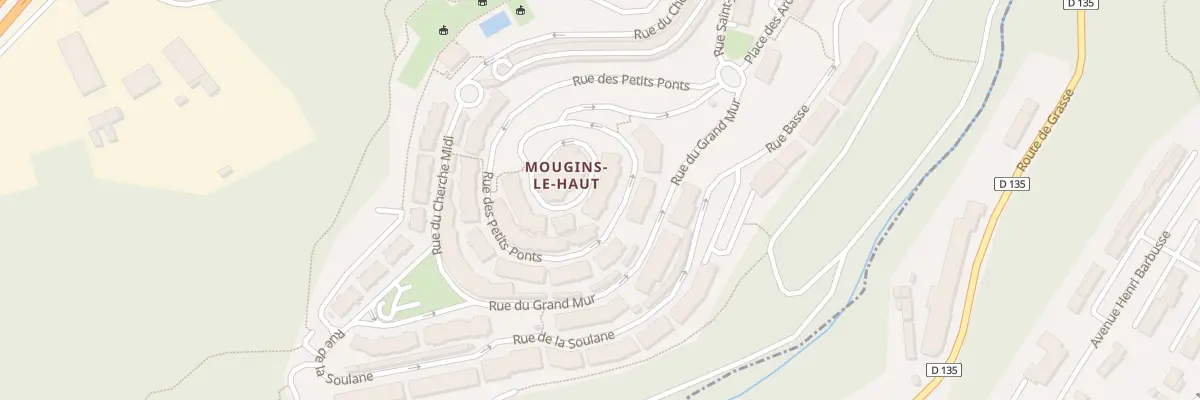 Plan du 3 Pl du Chateau à Mougins
