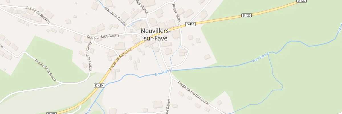 Plan du 45 Rte de Raves à Neuvillers-sur-Fave
