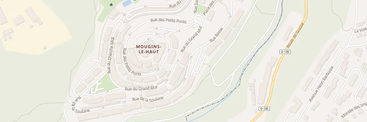 Plan du 3 Rue du Grand Mur à Mougins