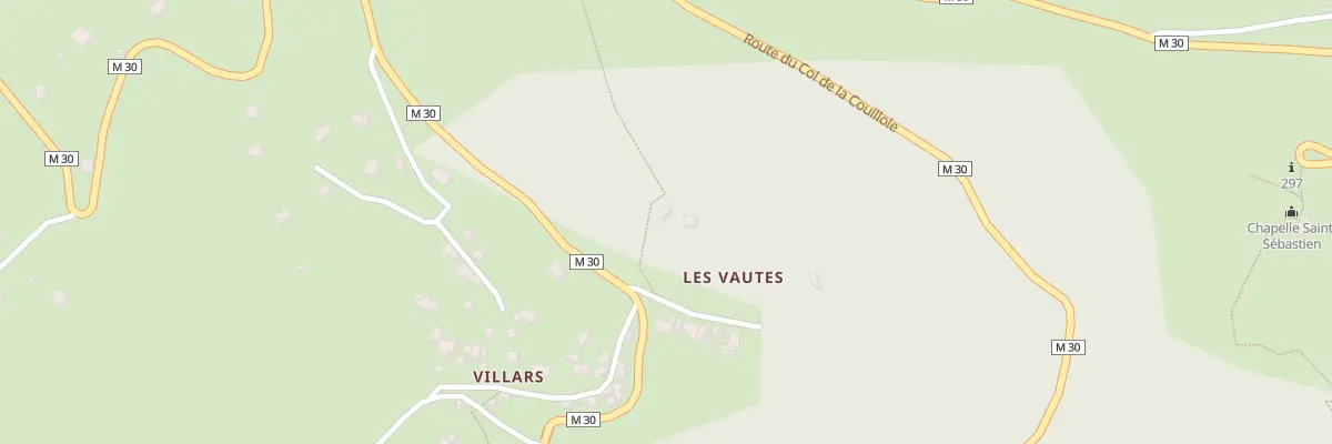 Plan du 5181 Les Vautes à Roubion