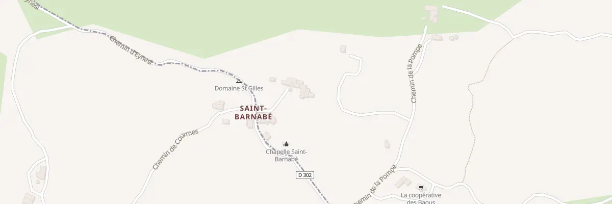Plan du 3610 Rte de Saint Barnabé à Coursegoules