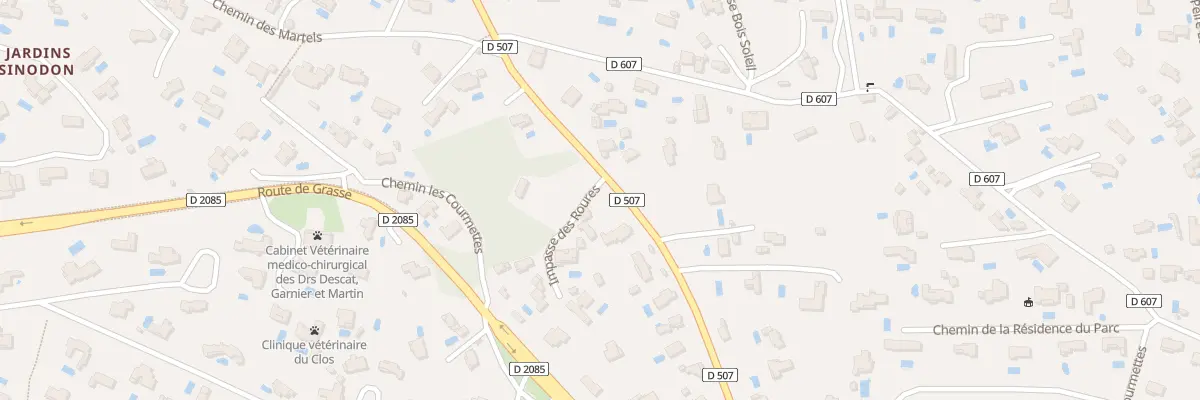 Plan du 5548 Le Sinodon à Roquefort-les-Pins