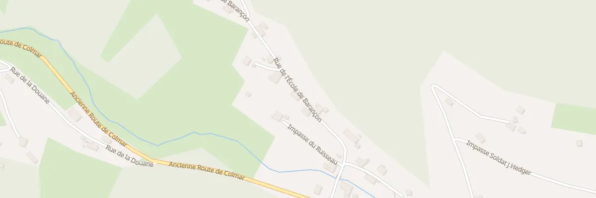 Plan du 928 Rue de l’école de Barançon à Plainfaing