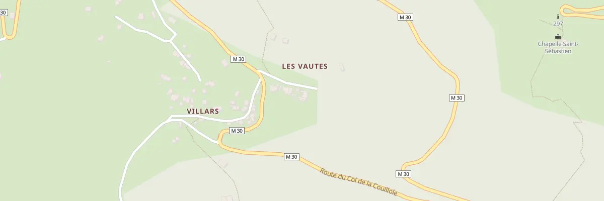 Plan du 5214 Les Vautes à Roubion