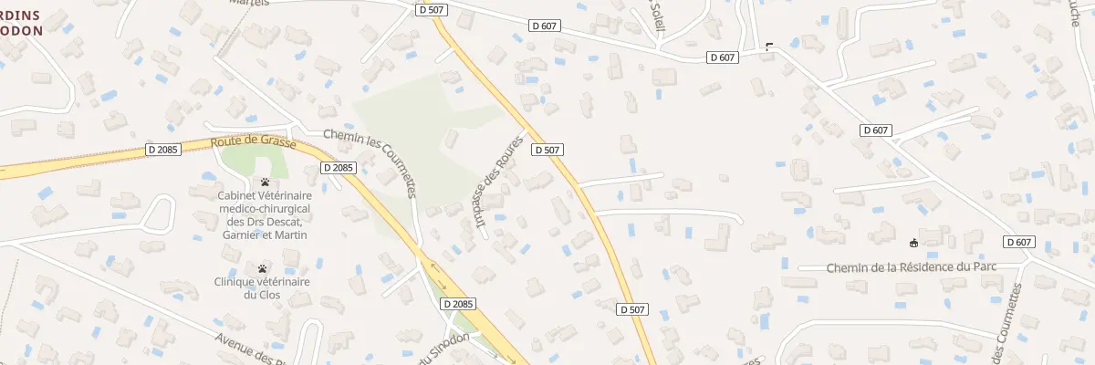Plan du 401 Rte de Notre Dame à Roquefort-les-Pins