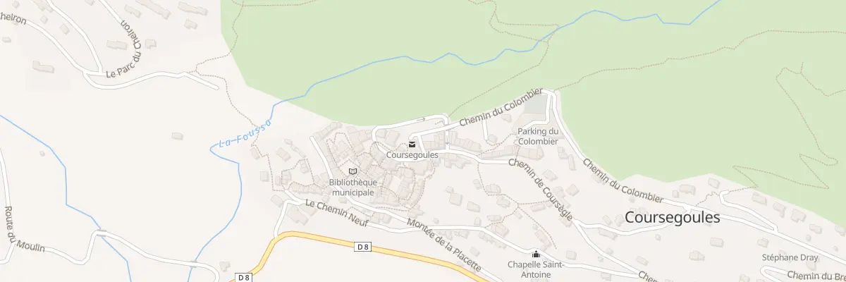 Plan du 9 Pl du Cheiron à Coursegoules