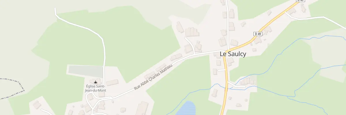 Plan du 49 Le Village au Saulcy