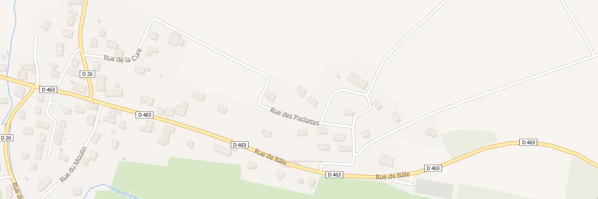 Plan du 6B Rue des Paslattes à Faverois