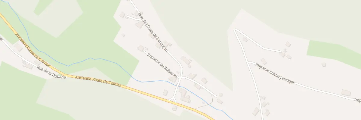 Plan du 1013 Rue de l’école de Barançon à Plainfaing