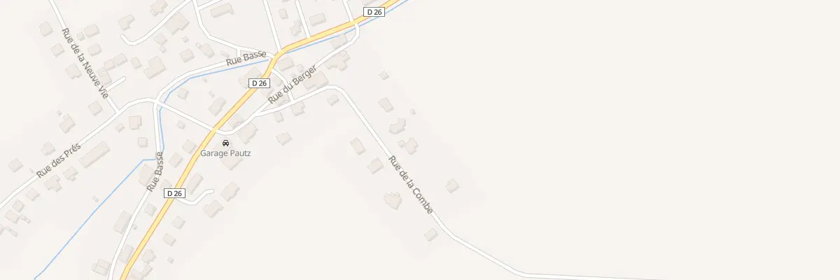Plan du 3B Rue de la Combe à Faverois