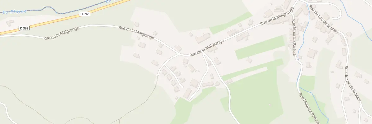 Plan du 43 Rue de la Malgrange à Vexaincourt