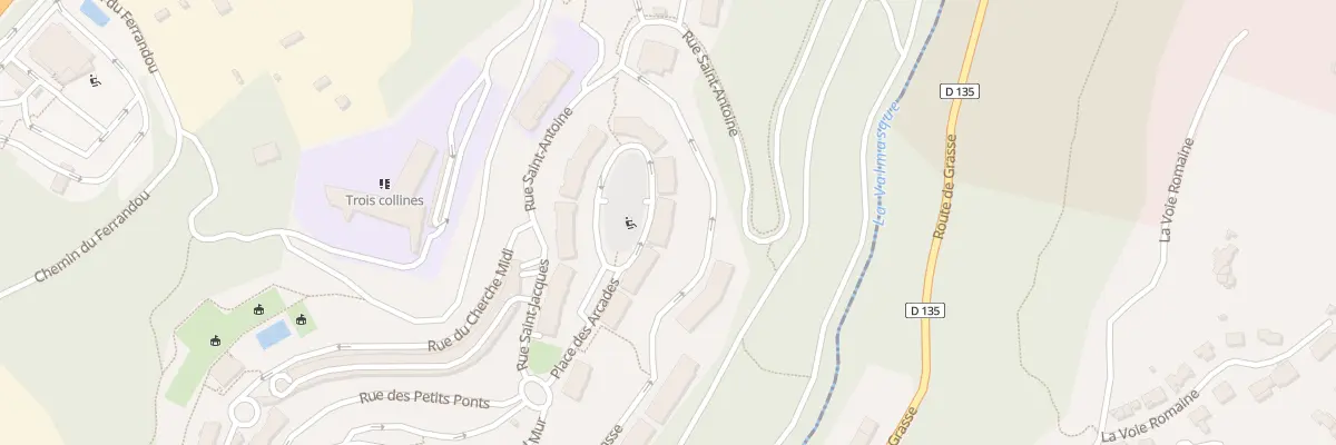 Plan du 8 Pl des Arcades à Mougins
