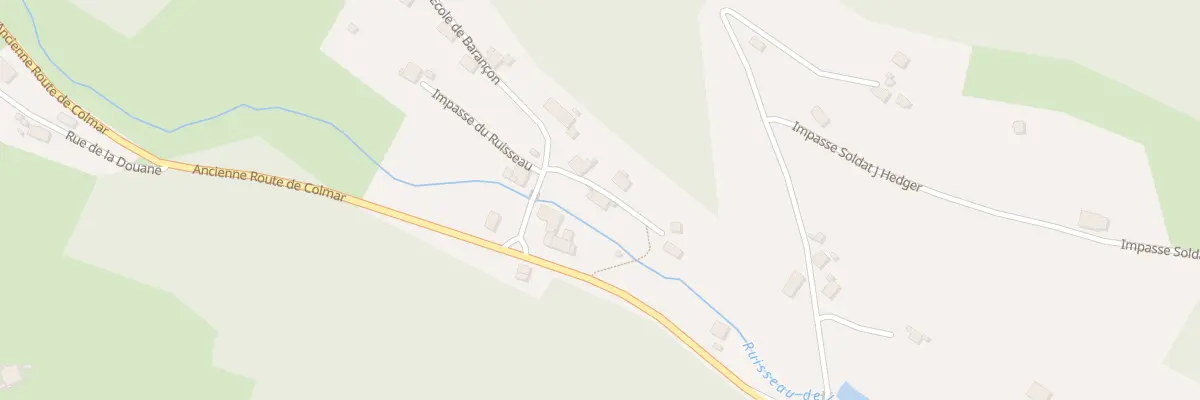 Plan du 50 Imp de Barançon à Plainfaing