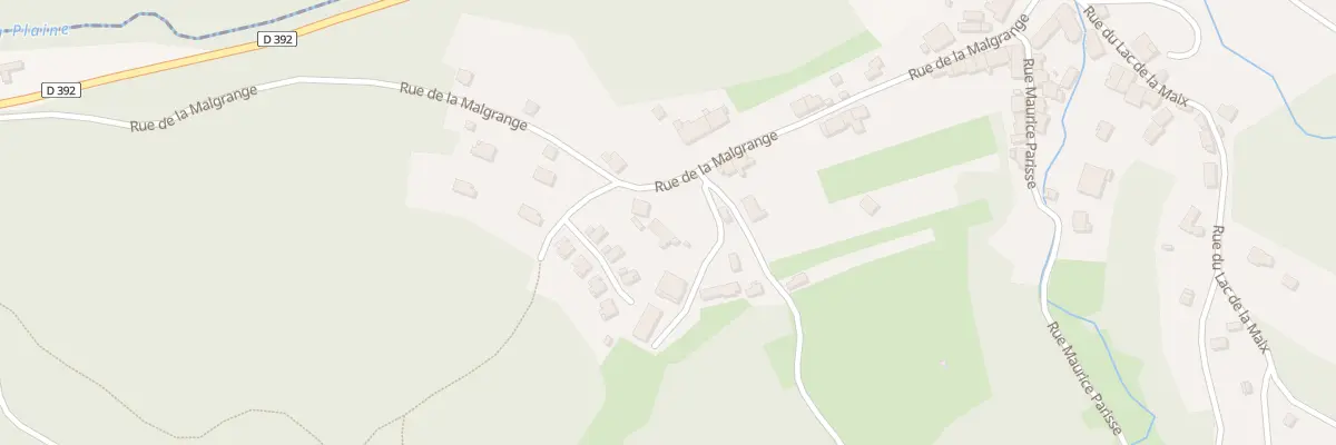 Plan du 41 Rue de la Malgrange à Vexaincourt