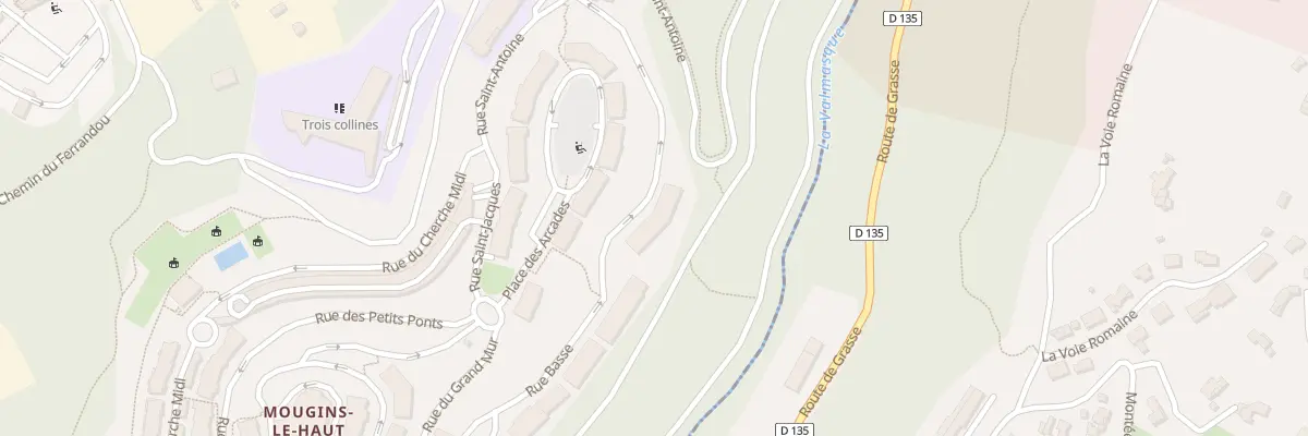 Plan du 3A Rue Saint Jacques à Mougins