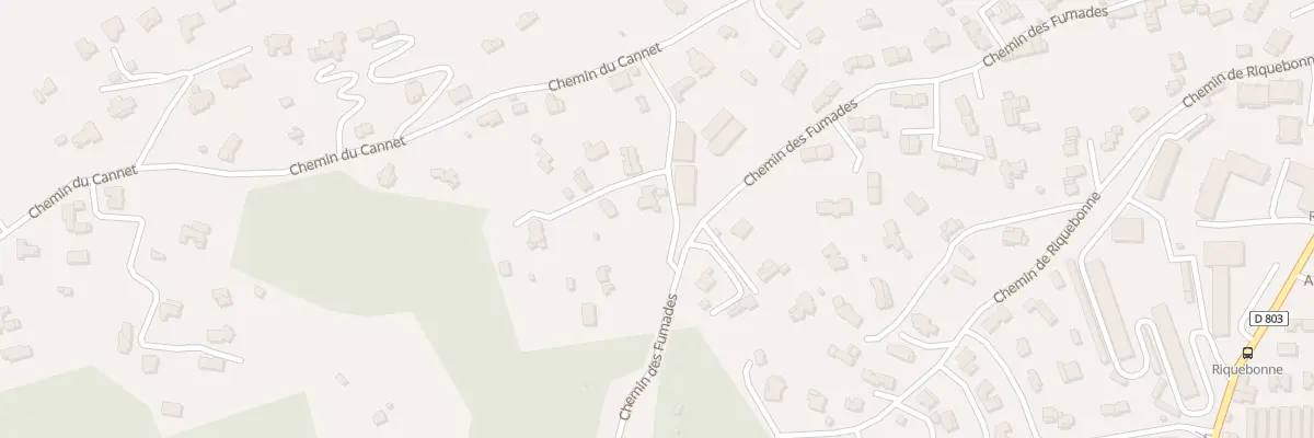 Plan du 711 Che des Fumades à Vallauris