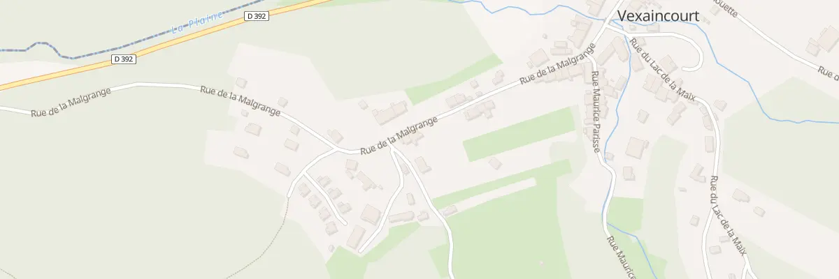 Plan du 27 Rue de la Malgrange à Vexaincourt