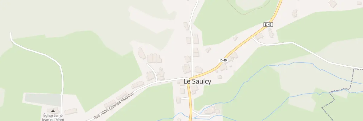 Plan du 17 Rue Principale au Saulcy