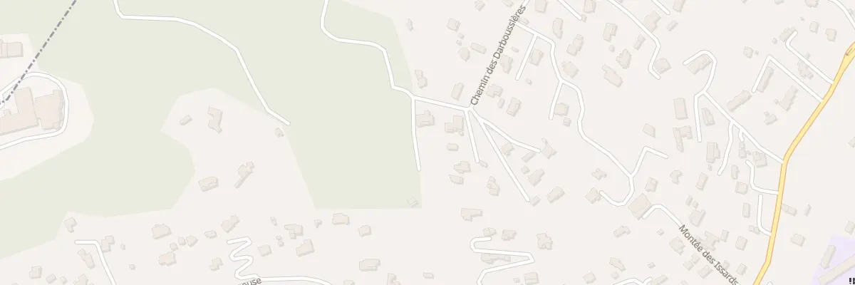 Plan du 485 Che des Darboussières à Vallauris