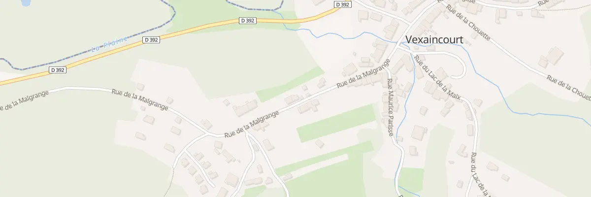 Plan du 22 Rue de la Malgrange à Vexaincourt