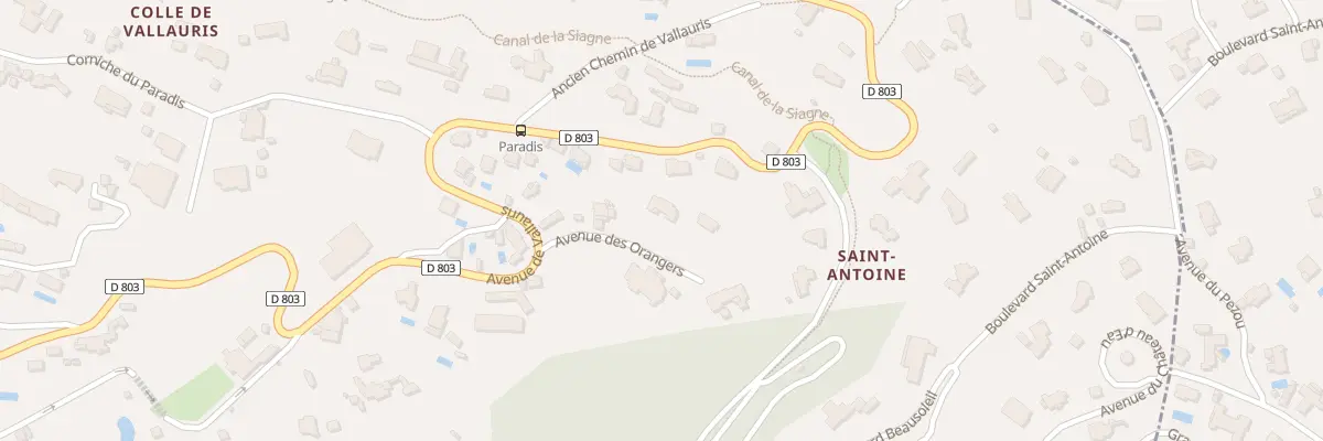 Plan du 5 Av des Orangers à Cannes