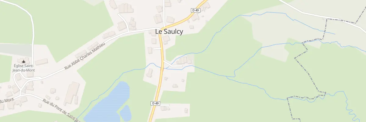Plan du 7 Le Village au Saulcy