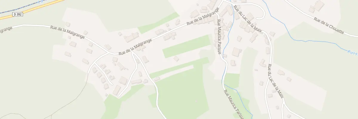 Plan du 33 Rue de la Malgrange à Vexaincourt
