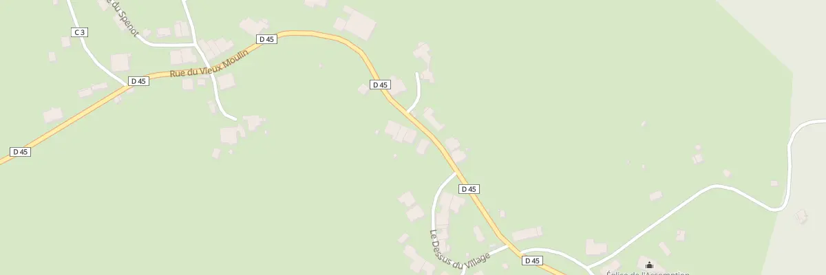 Plan du 8 Le Haut du Village au Puid