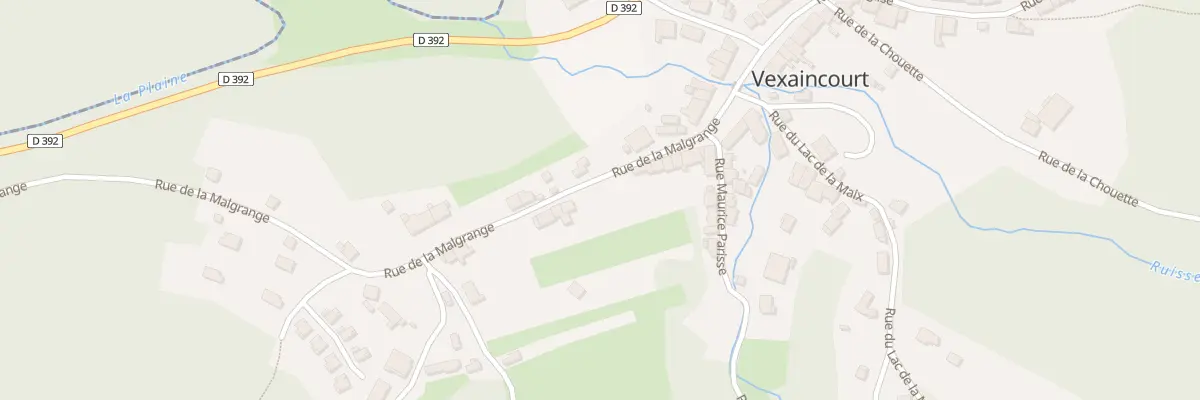Plan du 19 Rue de la Malgrange à Vexaincourt
