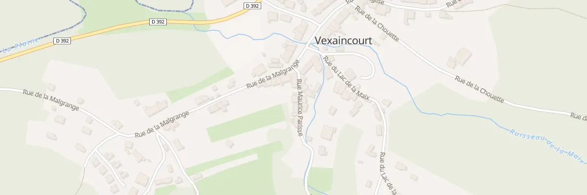 Plan du 2 Rue Maurice Parisse à Vexaincourt