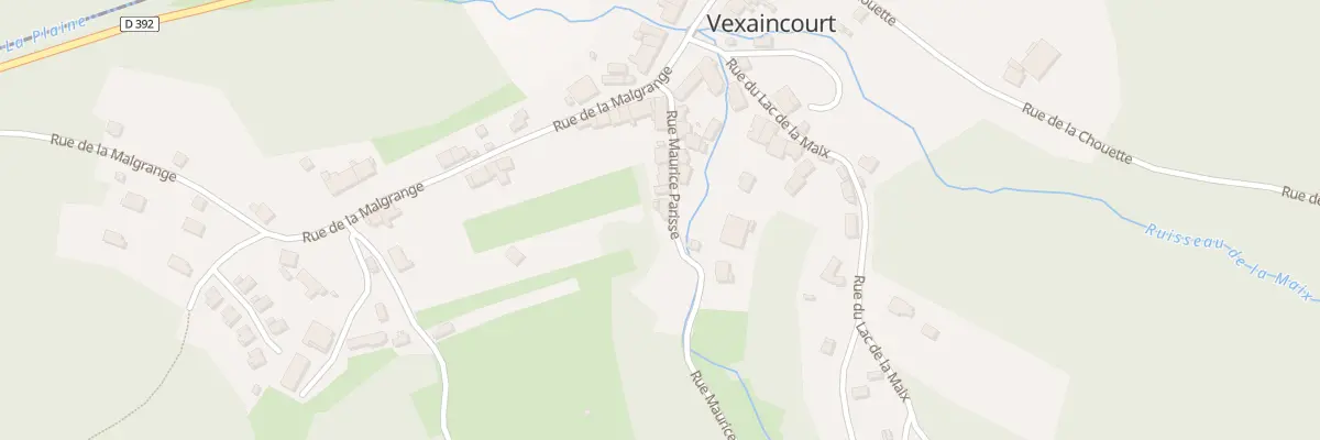 Plan du 6 Rue Maurice Parisse à Vexaincourt