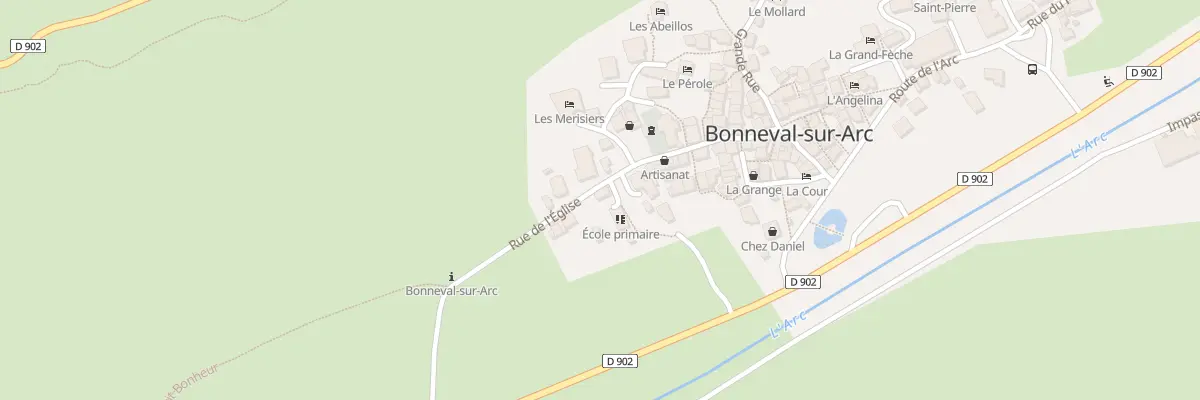 Plan du 5038 Bonneval à Bonneval-sur-Arc