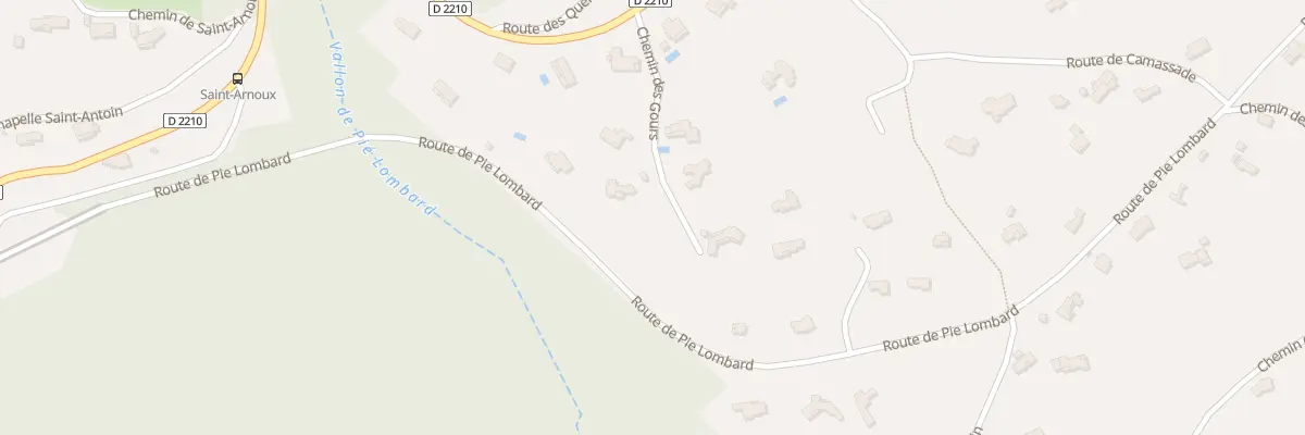 Plan du 186 Che des Gours à Tourrettes-sur-Loup