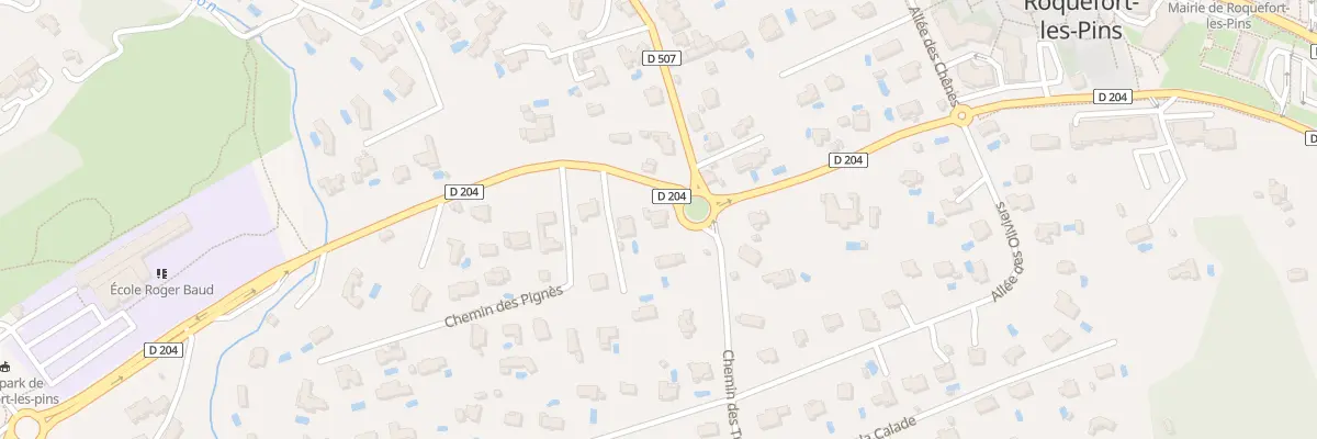 Plan du 6028 Les Trois Feuillets à Roquefort-les-Pins