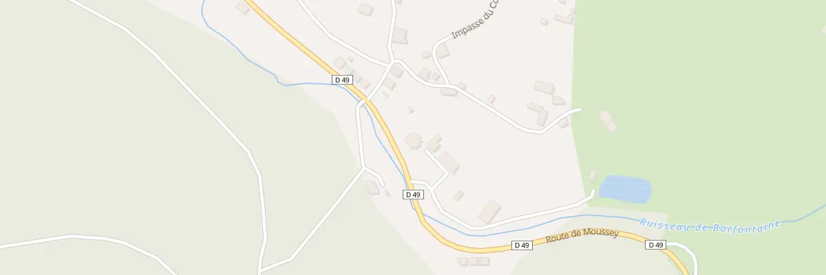 Plan du 20 Le Harcholet au Saulcy